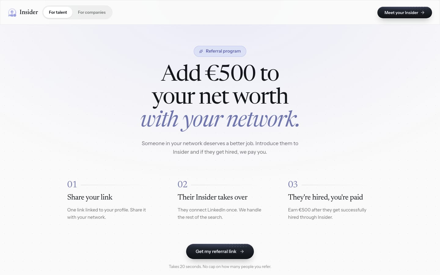 Referrals