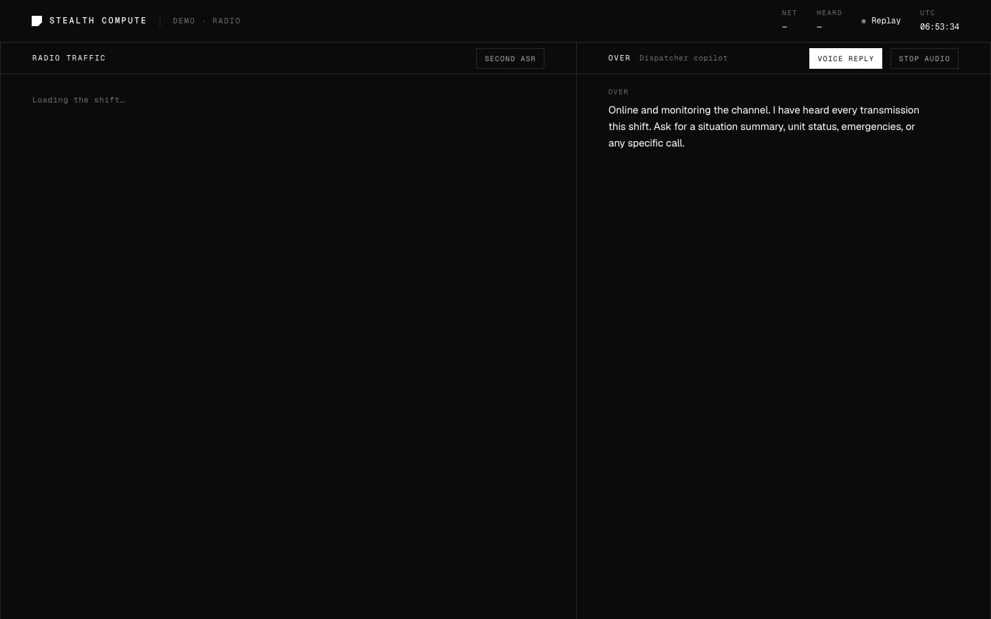 Demo console
